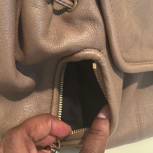 See By Chloe Large Shoulder Bag Dark Brown Soft Leather Multipocketed Carryall - Picture 7 of 16